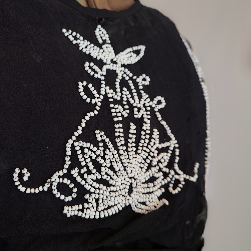 Gorgeous antique edwardian 1910s 1920s blouse! - Picture 7 of 9